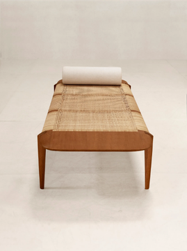 Tangāli - Daybed In teak and cane by Phantom Hands - view 3